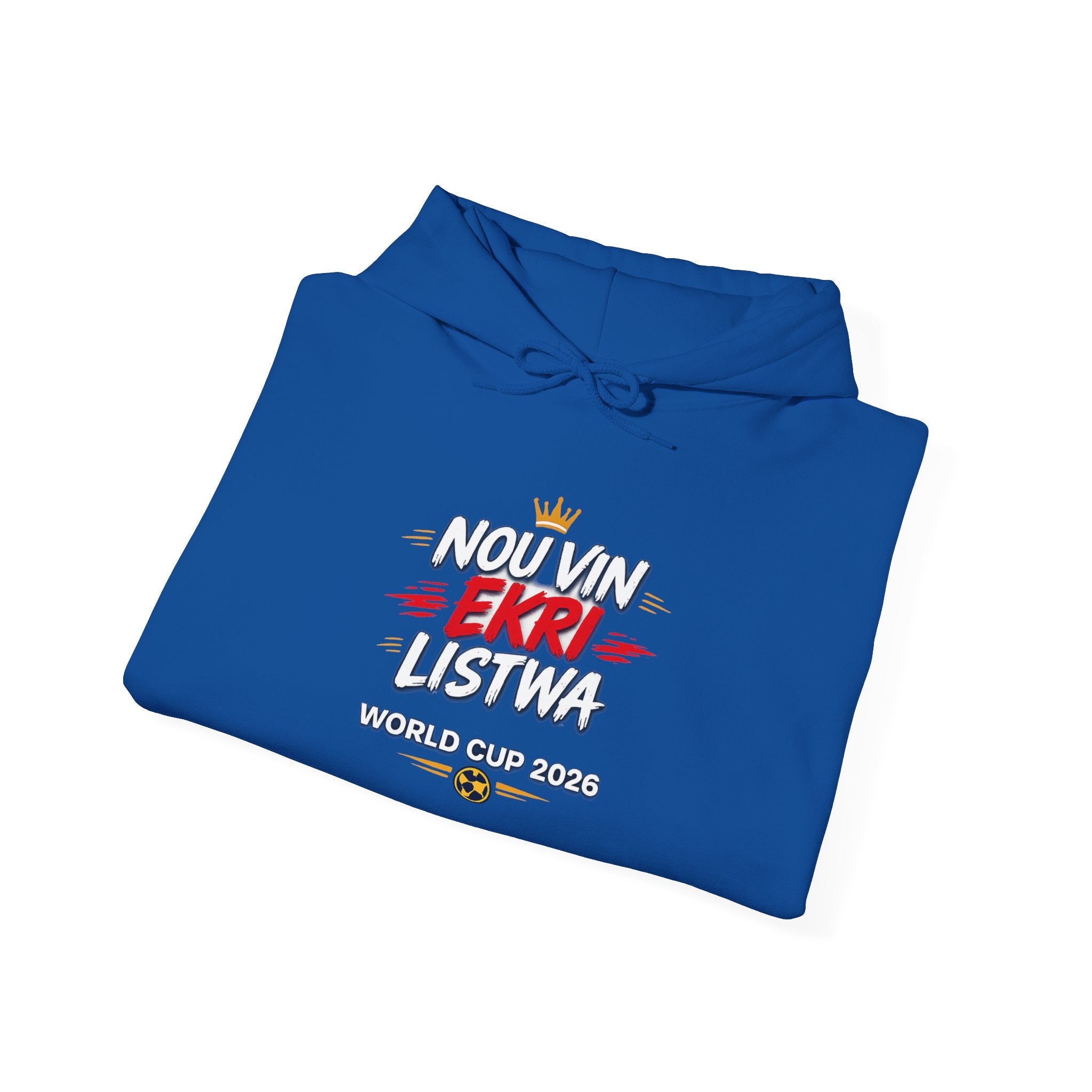 Haiti 2026 World Cup Hoodie – "Nou Vin Ekri Listwa" Sporting Pullover – Limited Edition