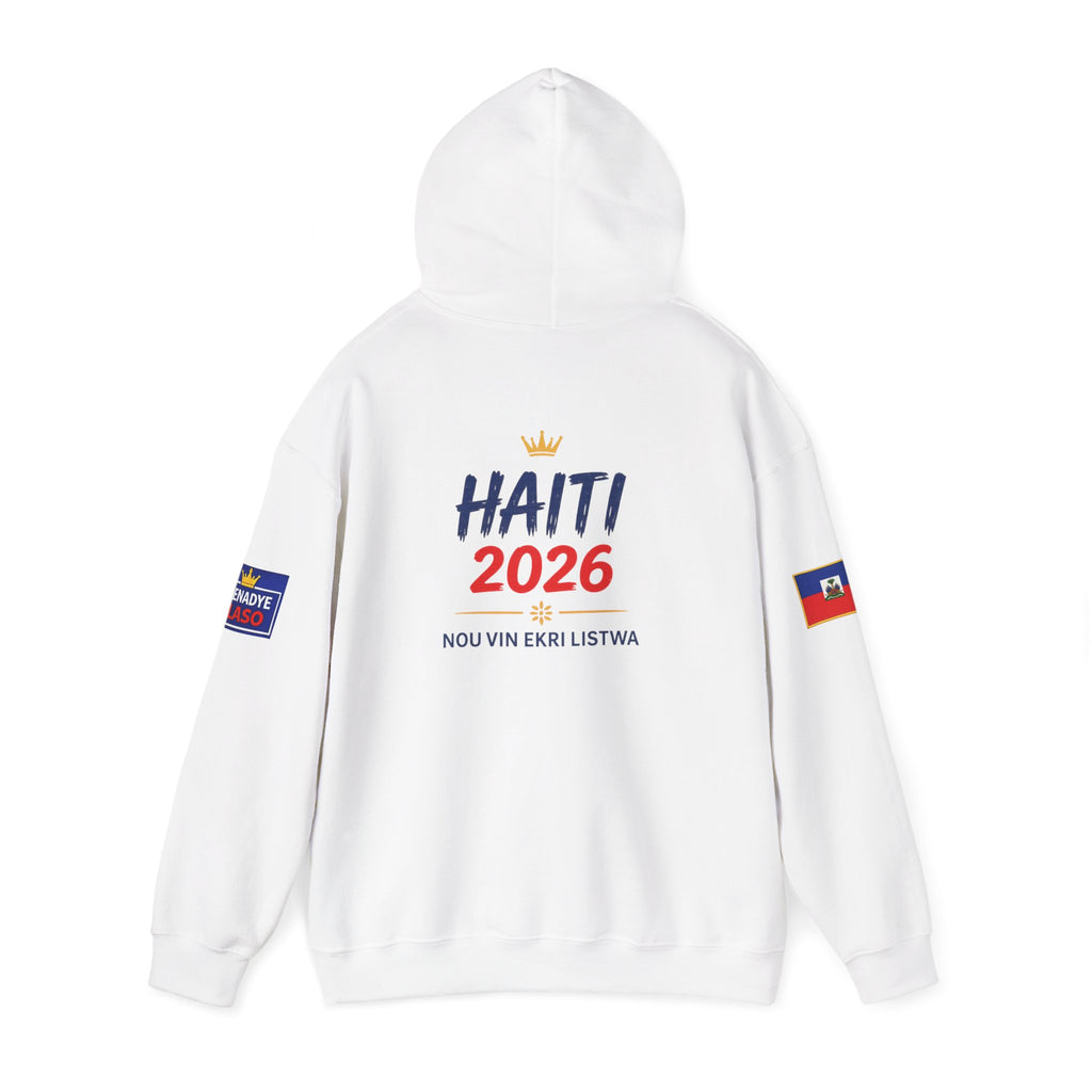 Haiti 2026 World Cup Hoodie – "Nou Vin Ekri Listwa" Sporting Pullover – Limited Edition