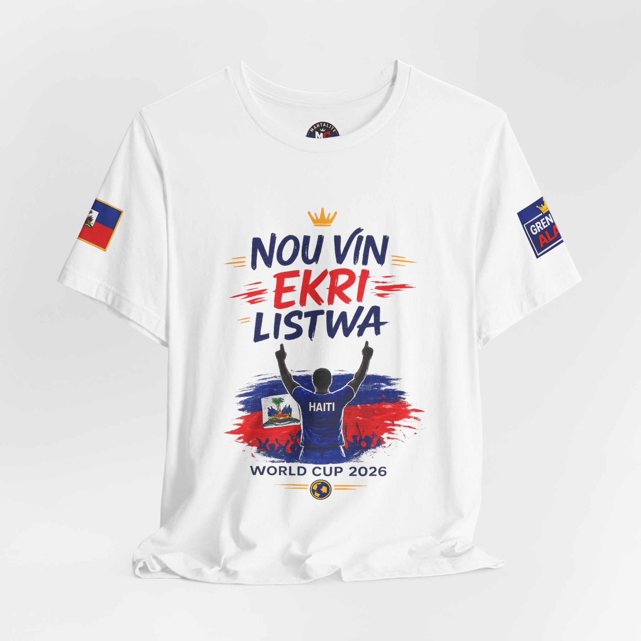 Haiti 2026 World Cup T‑Shirt — "Nou Vin Ekri Listwa" Fan Tee — Limited Edition