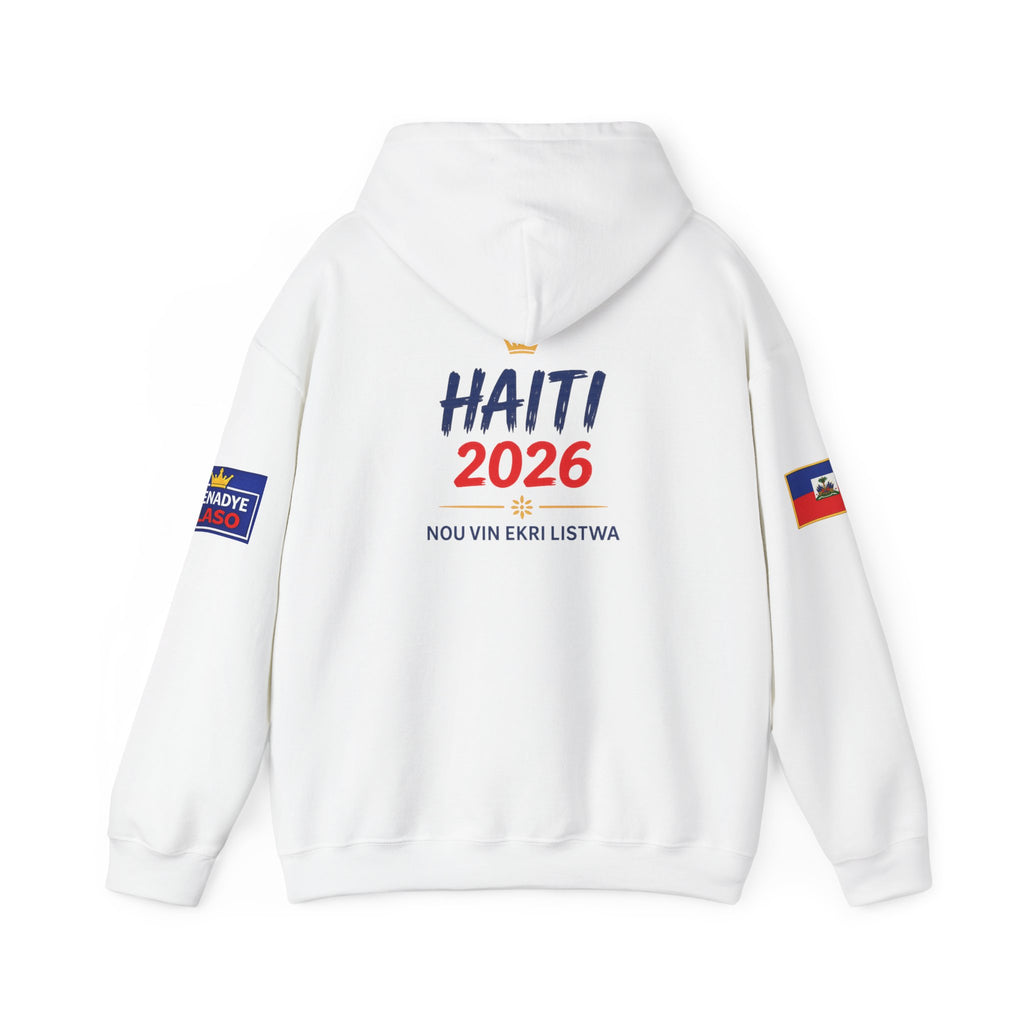 Haiti 2026 World Cup Hoodie – "Nou Vin Ekri Listwa" Sporting Pullover – Limited Edition