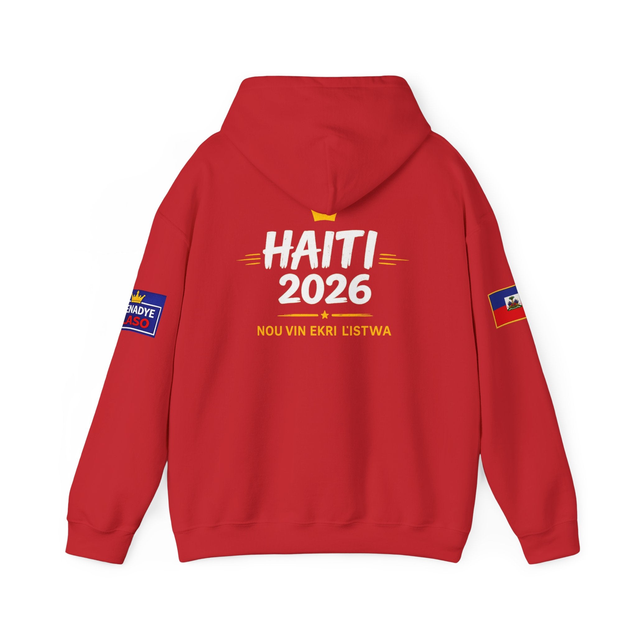 Haiti 2026 World Cup Hoodie – "Nou Vin Ekri Listwa" Sporting Pullover – Limited Edition