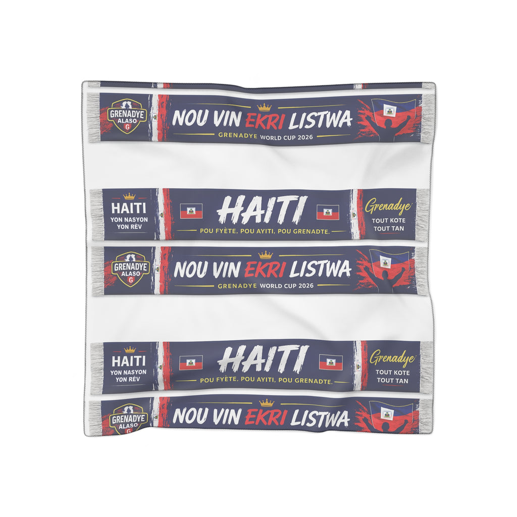 Supporter Scarf – “Nou Vin Ekri Listwa” | World Cup 2026
