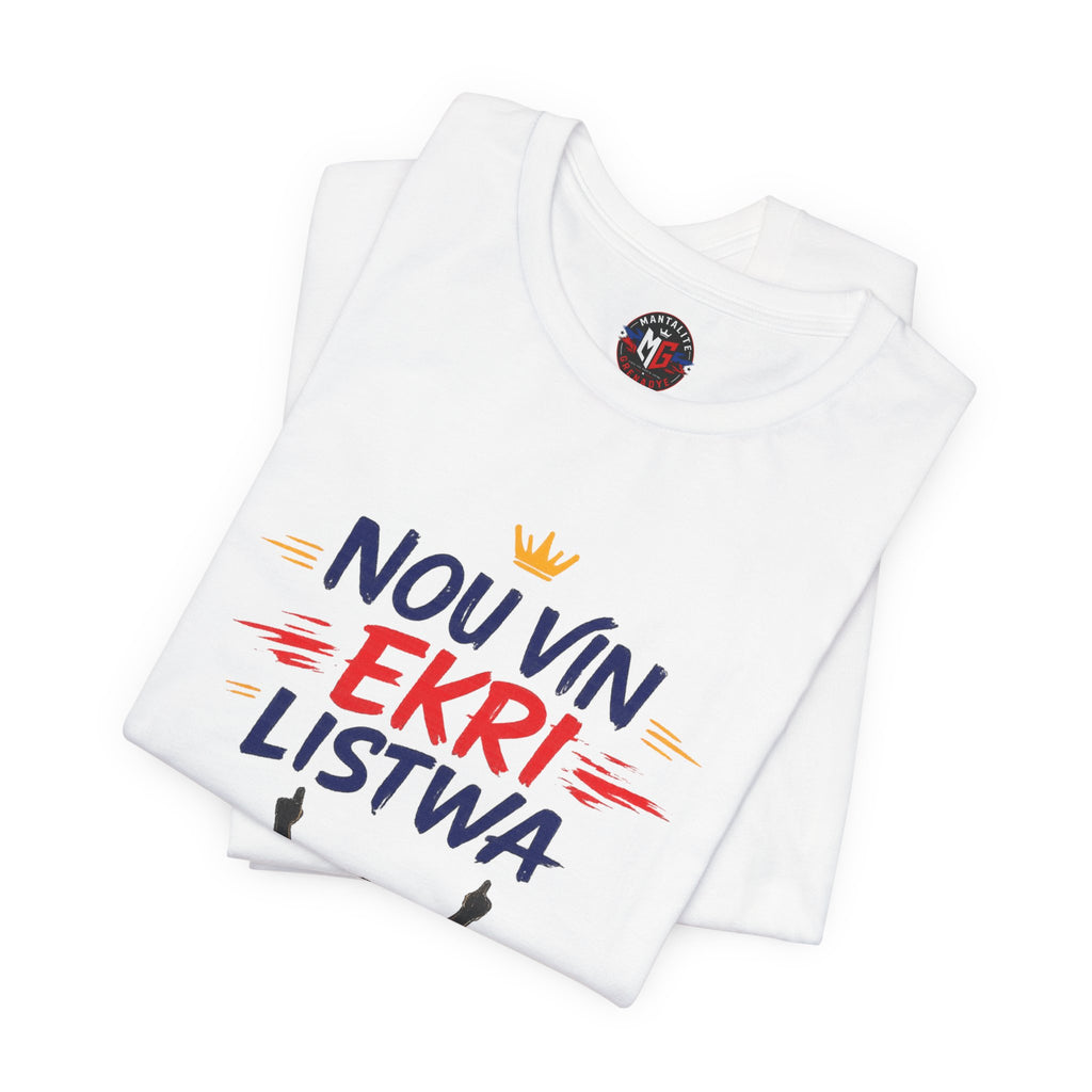 Haiti 2026 World Cup T‑Shirt — "Nou Vin Ekri Listwa" Fan Tee — Limited Edition