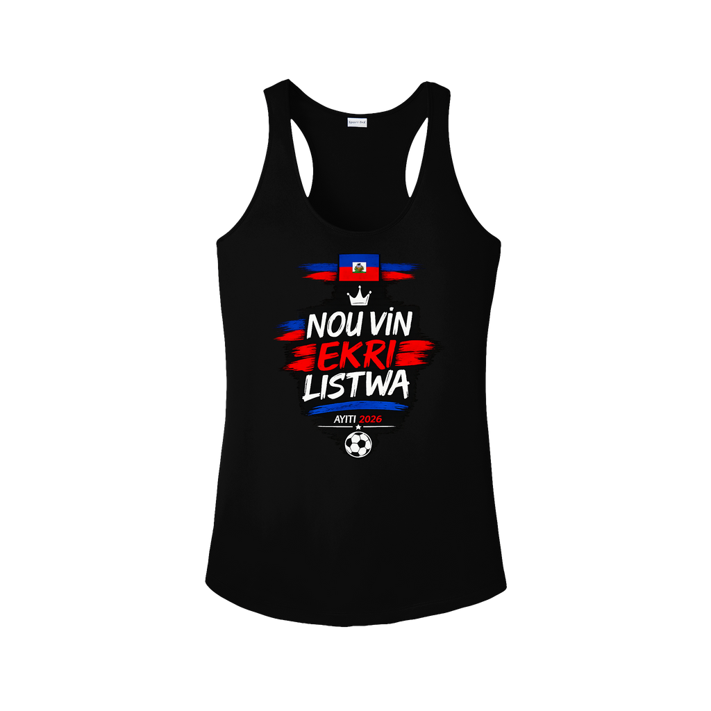 Mantalite Grenadye™ Women's Racerback Tank | “Nou Vin Ekri Listwa” – World Cup 2026 Limited Edition