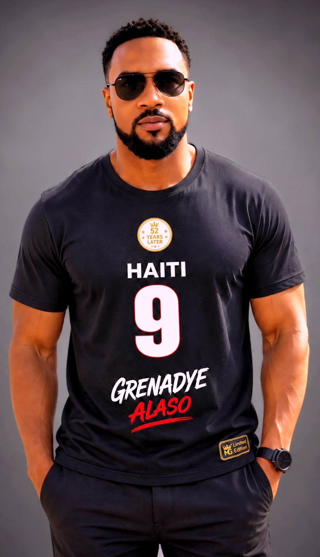 MANTALITE GRENADYE™ Supporters Edition 2026 – Grenadye Alaso Fan Jersey (Number 9)