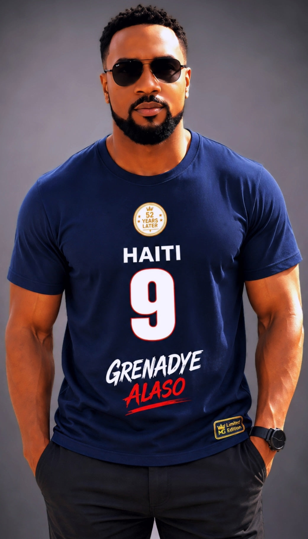 MANTALITE GRENADYE™ Supporters Edition 2026 – Grenadye Alaso Fan Jersey (Number 9)