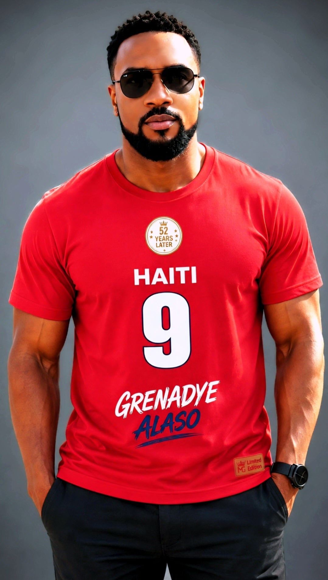 MANTALITE GRENADYE™ Supporters Edition 2026 – Grenadye Alaso Fan Jersey (Number 9)