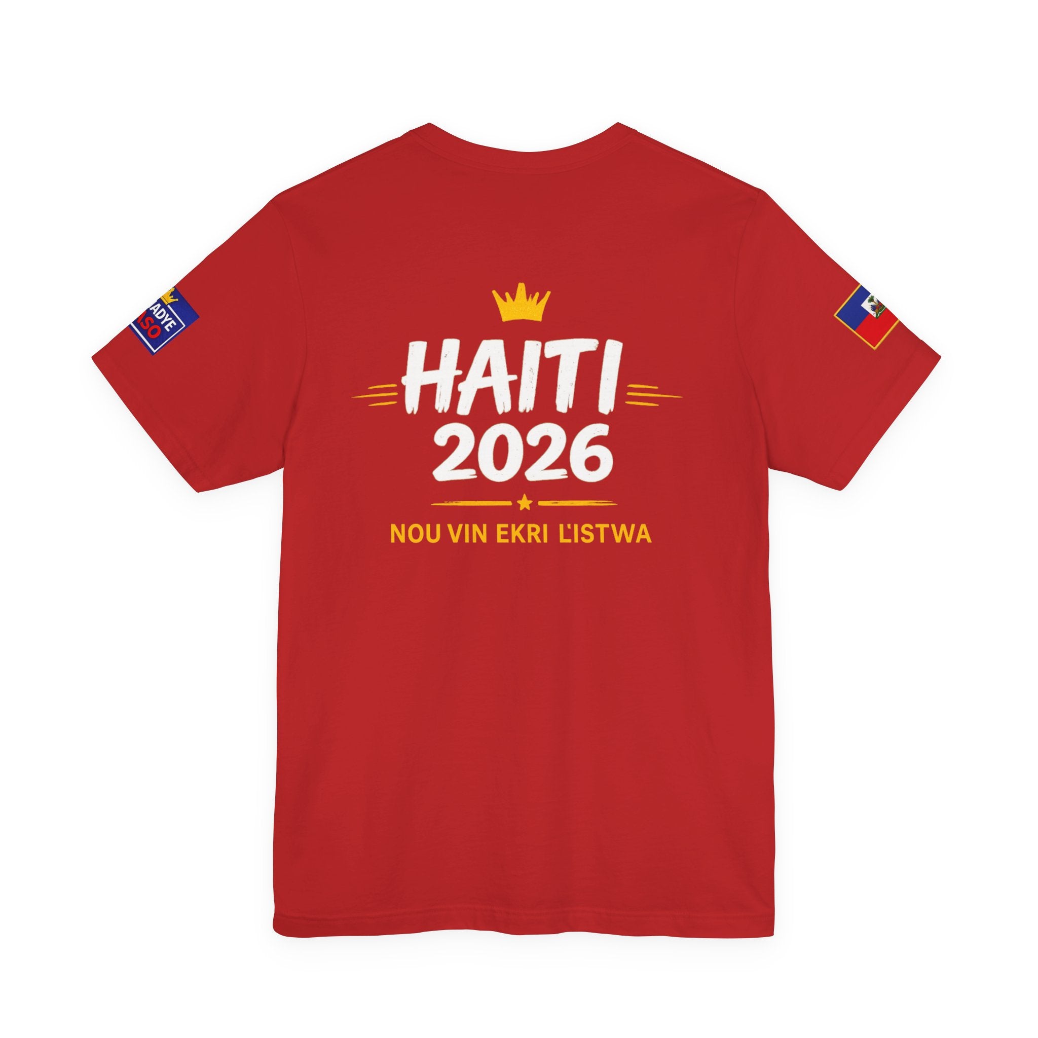 Haiti 2026 World Cup T‑Shirt — "Nou Vin Ekri Listwa" Fan Tee — Limited Edition