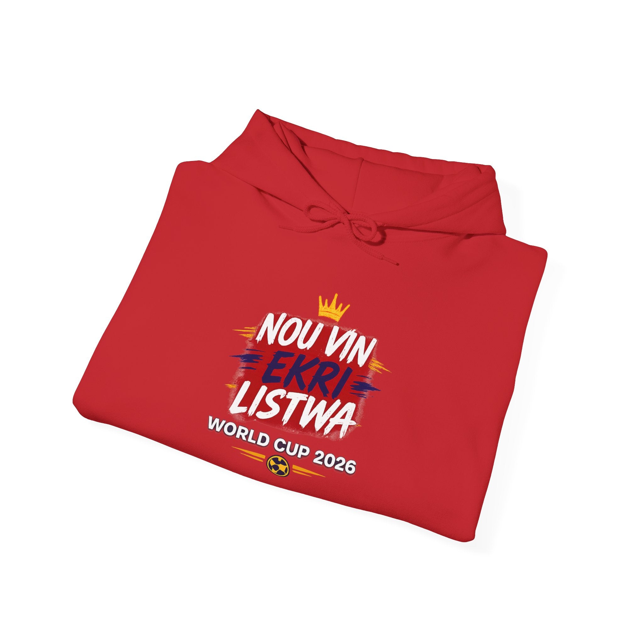 Haiti 2026 World Cup Hoodie – "Nou Vin Ekri Listwa" Sporting Pullover – Limited Edition