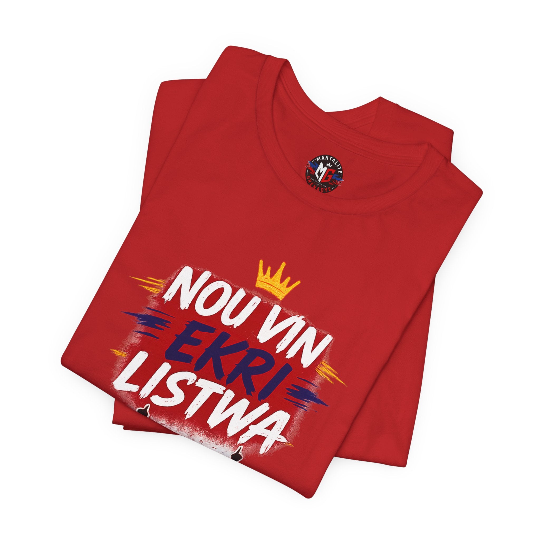 Haiti 2026 World Cup T‑Shirt — "Nou Vin Ekri Listwa" Fan Tee — Limited Edition
