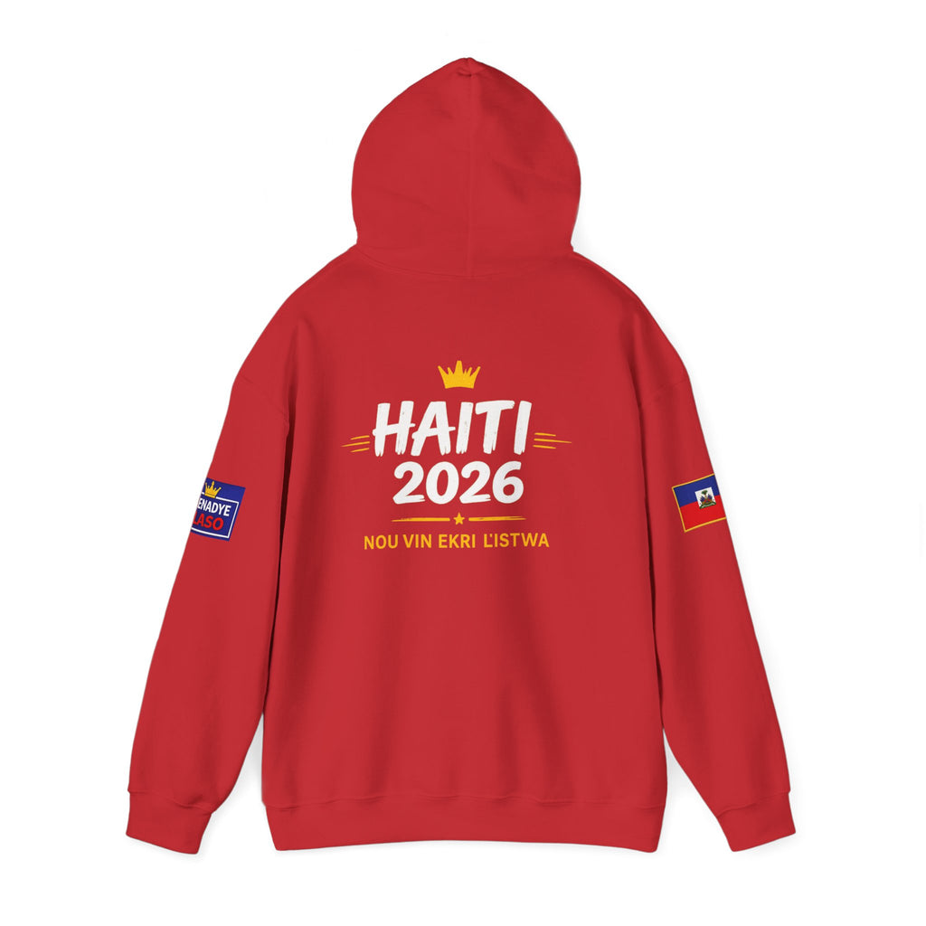 Haiti 2026 World Cup Hoodie – "Nou Vin Ekri Listwa" Sporting Pullover – Limited Edition