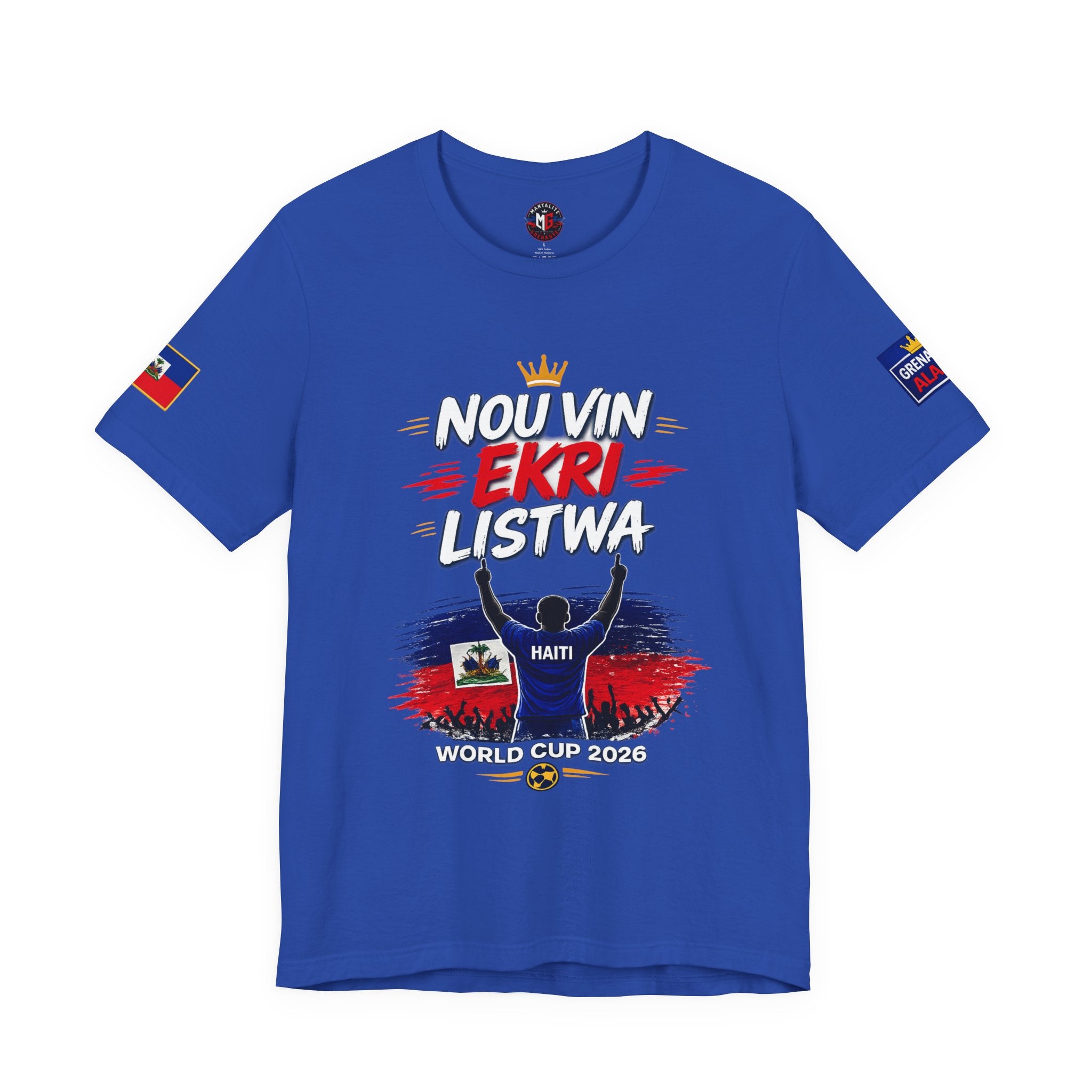 Haiti 2026 World Cup T‑Shirt — "Nou Vin Ekri Listwa" Fan Tee — Limited Edition