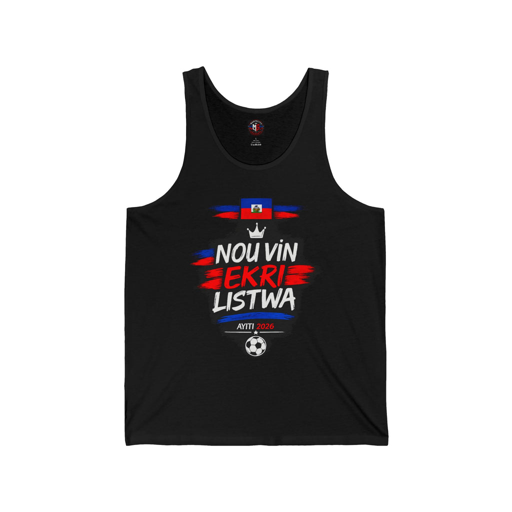 Mantalite Grenadye™ Men's Tank Top | “Nou Vin Ekri Listwa” – World Cup 2026 Limited Edition