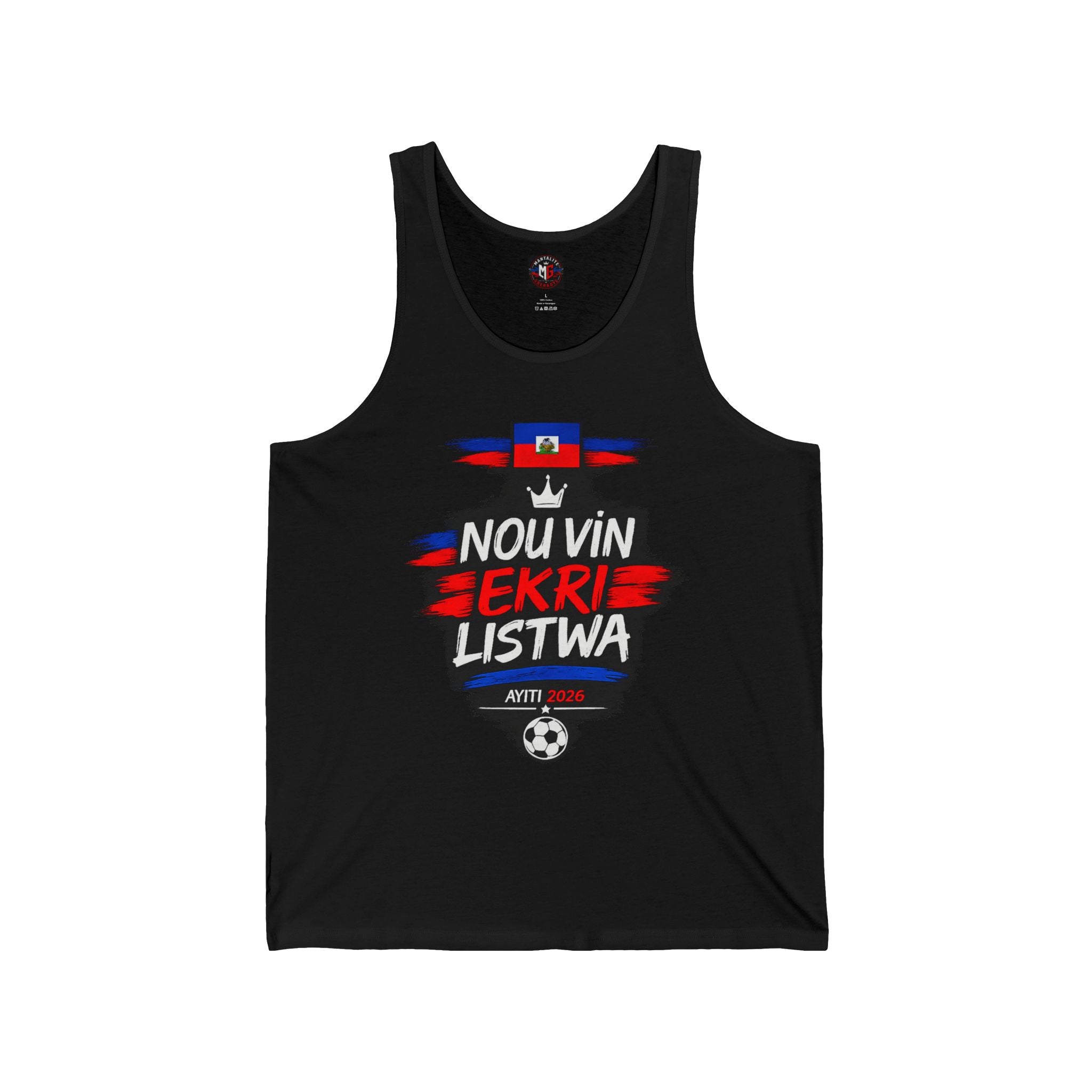 Mantalite Grenadye™ Men's Tank Top | “Nou Vin Ekri Listwa” – World Cup 2026 Limited Edition