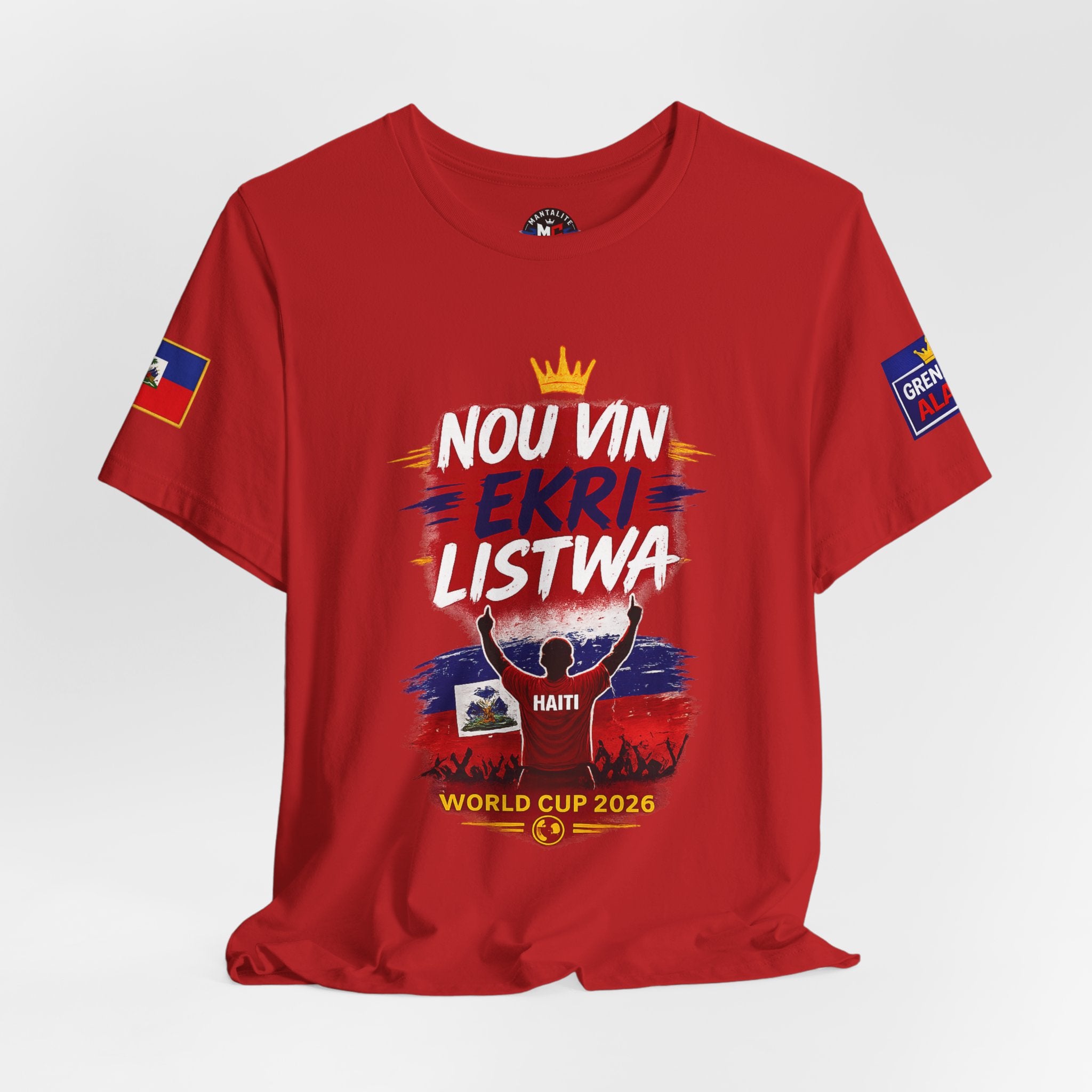 Haiti 2026 World Cup T‑Shirt — "Nou Vin Ekri Listwa" Fan Tee — Limited Edition