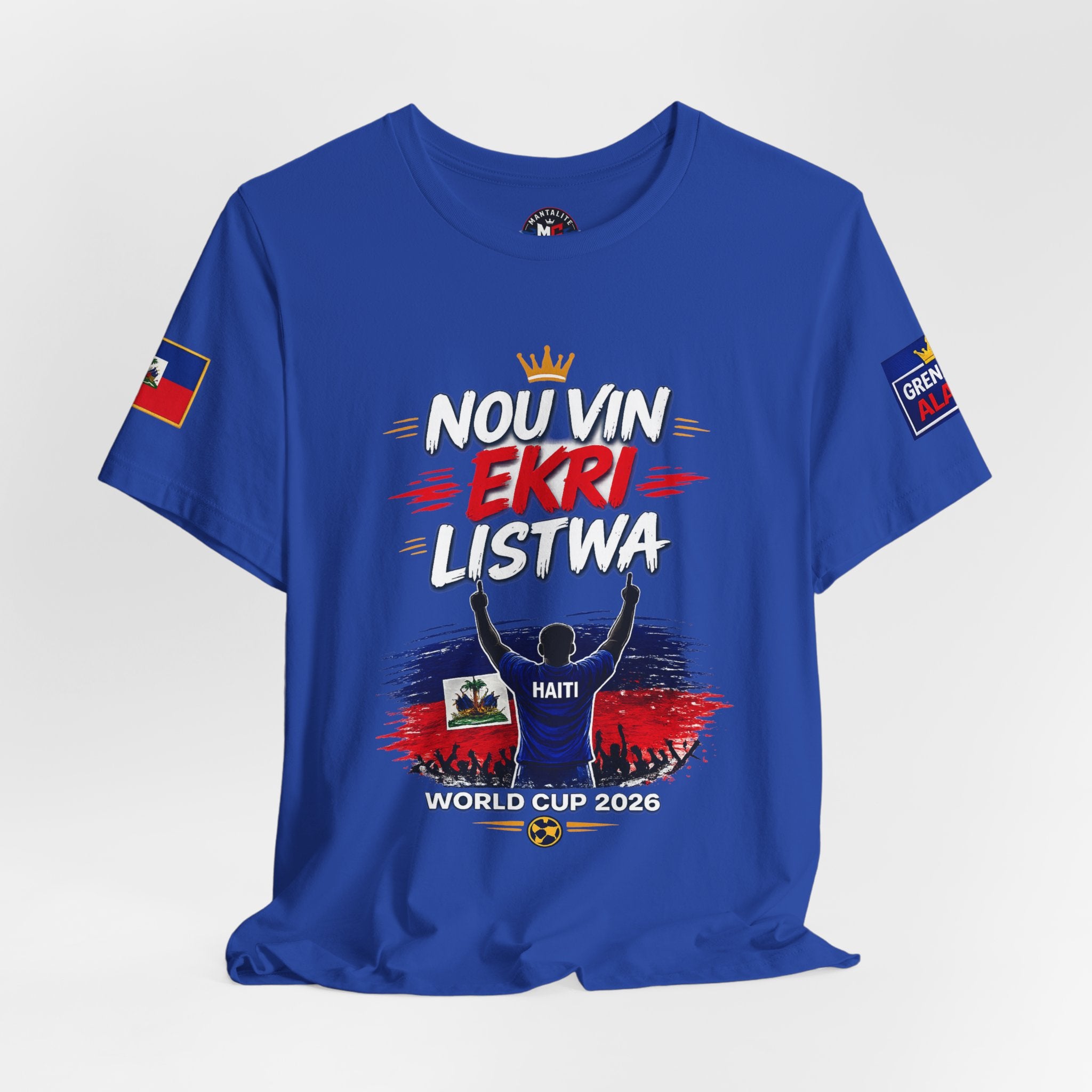 Haiti 2026 World Cup T‑Shirt — "Nou Vin Ekri Listwa" Fan Tee — Limited Edition